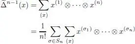 where the x js are of coradical filtration degree 1 hence primitive But we - фото 168