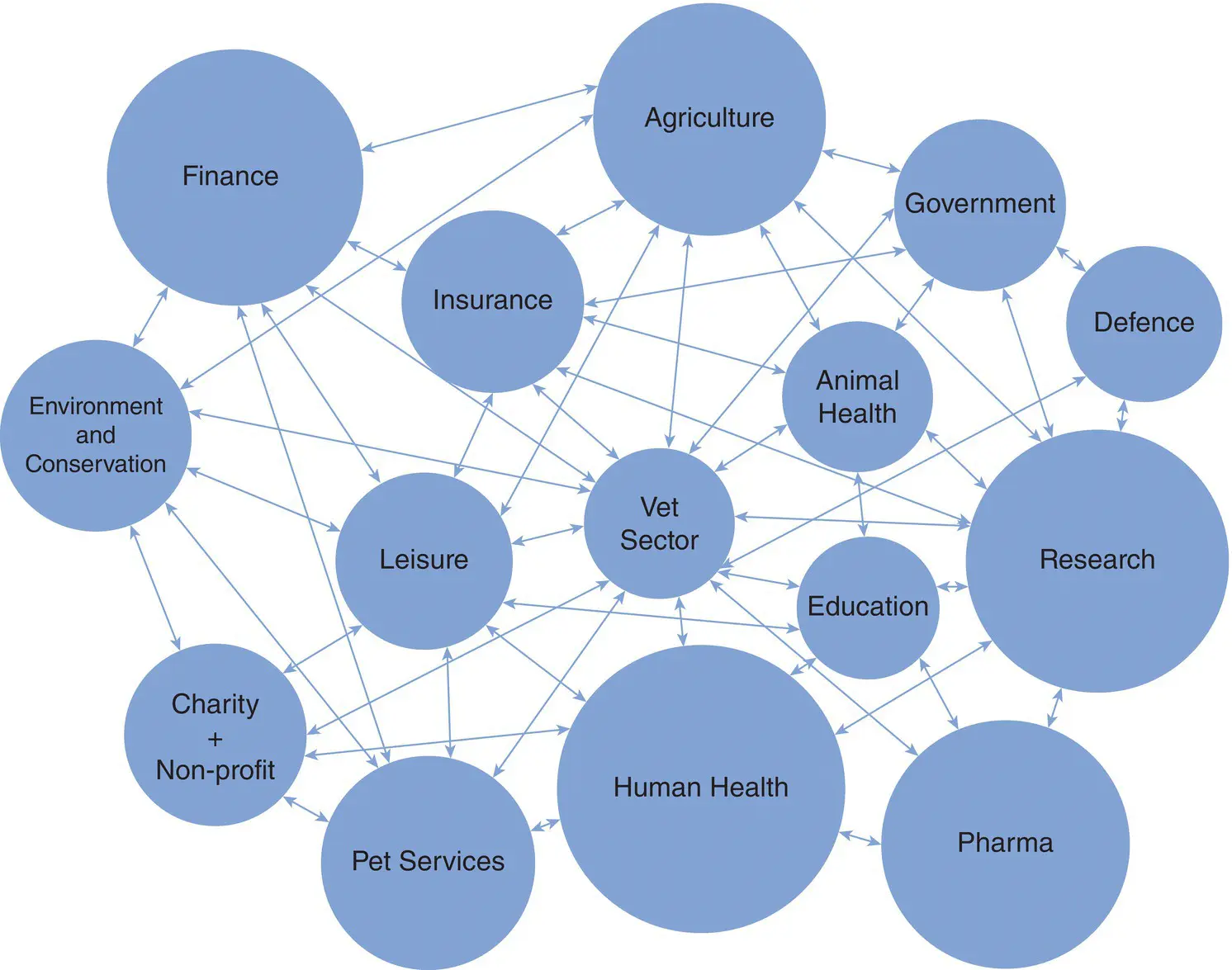Figure 21 The veterinary sector sits within and in relation to society it is - фото 2
