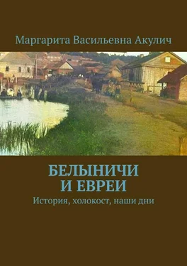 Маргарита Акулич Белыничи и евреи. История, холокост, наши дни обложка книги