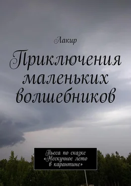 Лакир Приключения маленьких волшебников. Пьеса по сказке «Нескучное лето в карантине» обложка книги