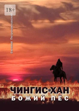 Евгений Петропавловский Чингис-хан, божий пёс обложка книги