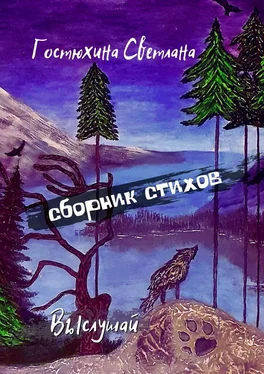 Светлана Гостюхина Выслушай… Сборник стихов обложка книги