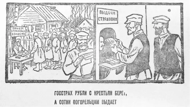Реклама Госстраха 1926 г Чтобы приблизить страхование к народной массе в - фото 12