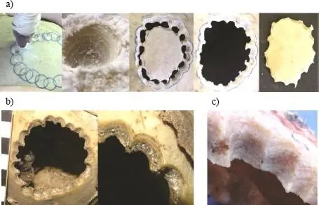 Figure 413 Experimental extraction of the trepanation flap a Successive - фото 19