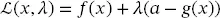 240 This new function depends on the original decision variables x and a new - фото 88