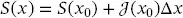 252 where is the Jacobian matrix of S and Δ x x x 0 This constitutes - фото 103