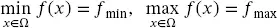 21 22 Notice that f minand f maxare numbers whereas x minand x maxare - фото 26