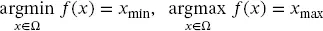 22 Notice that f minand f maxare numbers whereas x minand x maxare vectors - фото 27