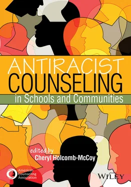 Неизвестный Автор Antiracist Counseling in Schools and Communities обложка книги