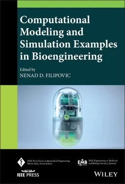 Неизвестный Автор Computational Modeling and Simulation Examples in Bioengineering обложка книги