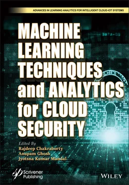 Неизвестный Автор Machine Learning Techniques and Analytics for Cloud Security обложка книги