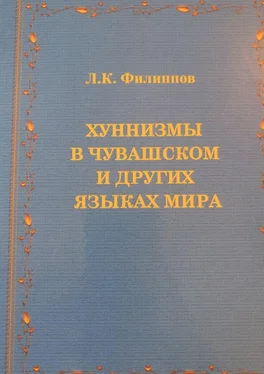 Леонид Филиппов Хуннизмы в чувашском и других языках мира обложка книги