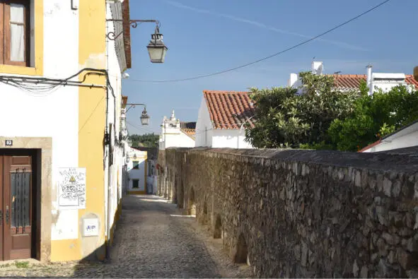 Вид на акведук и улицу Cano Храм Nossa Senhora dos Remédios XVII в - фото 26