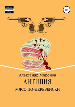 Александр Миронов Антипия: Мясо по-деревенски обложка книги