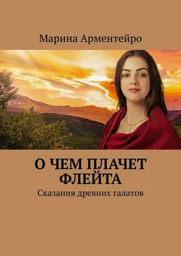 Марина Арментейро О чем плачет флейта. Сказания древних галатов обложка книги