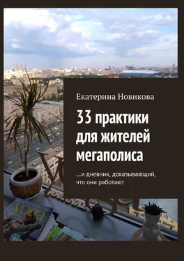 Екатерина Новикова 33 практики для жителей мегаполиса. …и дневник, доказывающий, что они работают обложка книги