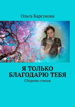 Ольга Барсукова Я только благодарю ТЕБЯ. Сборник стихов обложка книги