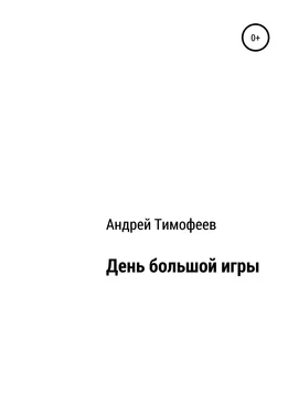 Андрей Тимофеев День большой игры обложка книги