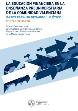 Sergio Camisón-Haba La educación financiera en la enseñanza preuniversitaria de la Comunidad Valenciana обложка книги
