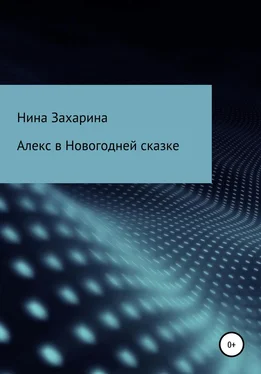 Нина Захарина Алекс в новогодней сказке обложка книги