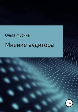 Ольга Мусина Мнение аудитора обложка книги