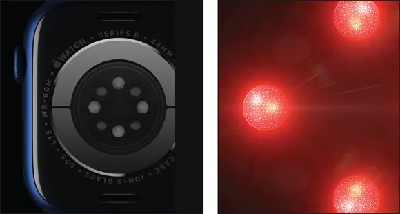 FIGURE 111The sensors on the back of Apple Watch can among other things - фото 70