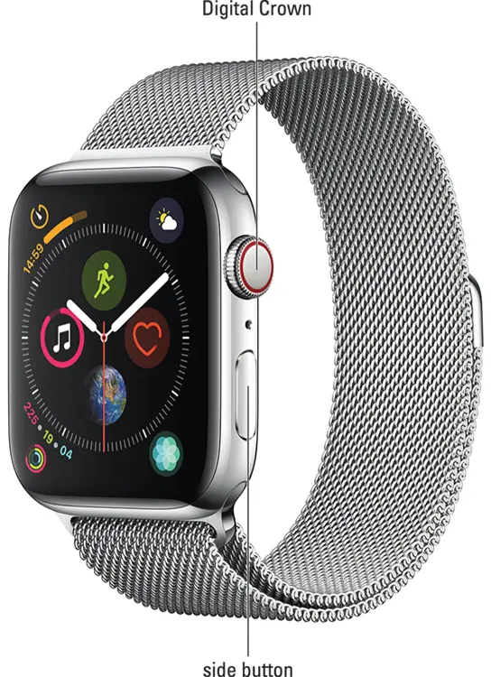 FIGURE 110If you wear Apple Watch on your left wrist the side button is on - фото 69