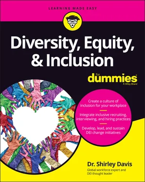 Dr. Shirley Davis Diversity, Equity & Inclusion For Dummies обложка книги