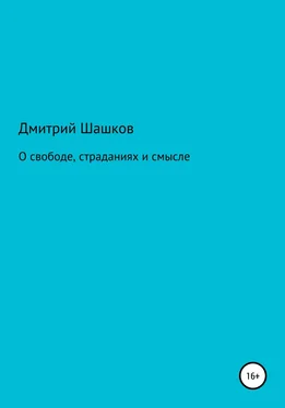 Дмитрий Шашков О свободе, страданиях и смысле обложка книги