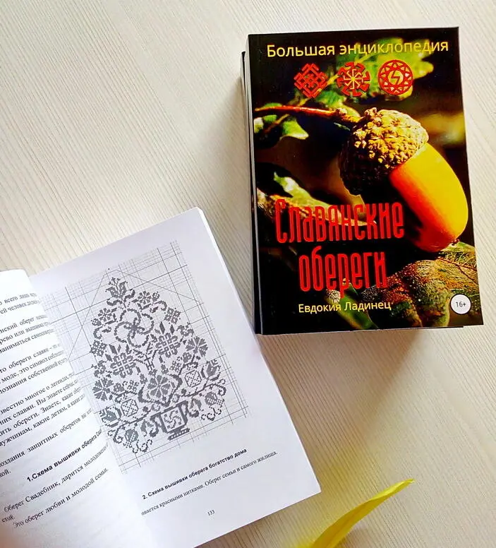 Рис 2 Разворот одной из моих книг Славянские обереги Большая энциклопедия - фото 2