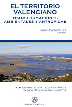 AAVV El territorio valenciano. Transformaciones ambientales y antrópicas обложка книги