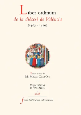 AAVV Liber ordinum de la diòcesi de València (1463-1479)