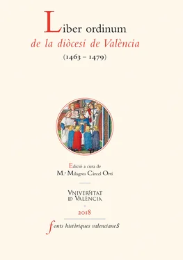 AAVV Liber ordinum de la diòcesi de València (1463-1479) обложка книги