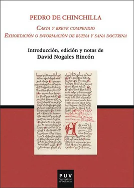 Pedro de Chinchilla Carta y breve compendio. Exhortación o información de buena y sana doctrina обложка книги