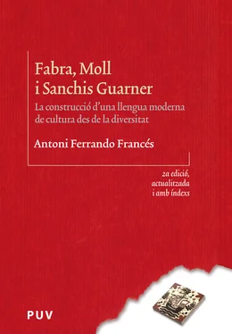 Antoni Ferrando Francés Fabra, Moll i Sanchis Guarner (2a ed.) обложка книги