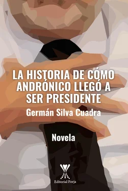 Germán Silva Cuadra La historia de cómo Andrónico llegó a ser presidente обложка книги