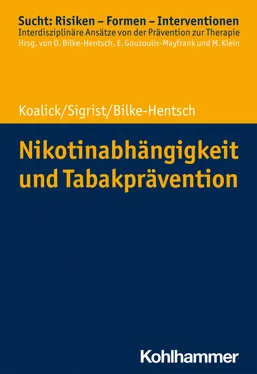 Oliver Bilke-Hentsch Nikotinabhängigkeit und Tabakprävention обложка книги