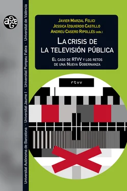 AAVV La crisis de la televisión pública обложка книги