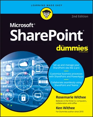 Rosemarie Withee SharePoint For Dummies обложка книги