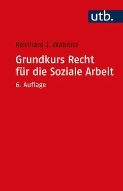 Reinhard J. Wabnitz Grundkurs Recht für die Soziale Arbeit обложка книги