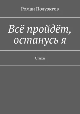 Роман Полуэктов Всё пройдёт, останусь я. Стихи обложка книги