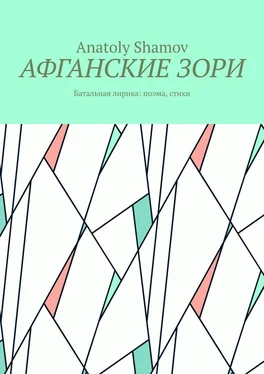 Anatoly Shamov Афганские зори. Батальная лирика: поэма, стихи обложка книги