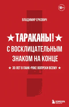 Владимир Еркович Тараканы! С восклицательным знаком на конце. 30 лет в панк-роке вопреки всему обложка книги