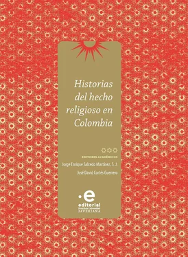 Jorge Enrique Salcedo Martínez S J Historias del hecho religioso en Colombia обложка книги
