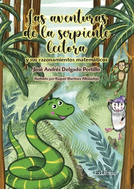 José Andrés Delgado Portillo Las aventuras de la serpiente lectora y sus razonamientos matemáticos обложка книги