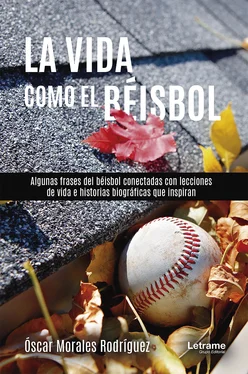Óscar Morales Rodríguez La vida como el beísbol обложка книги