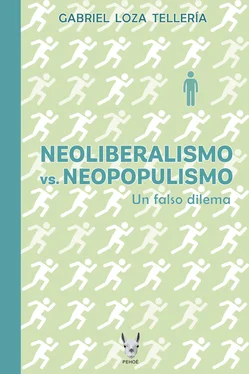 Gabriel Loza Tellería Neoliberalismo vs. Neopopulismo обложка книги