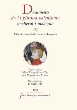 Ferran d'Antequera Documents de la pintura valenciana medieval i moderna IV обложка книги