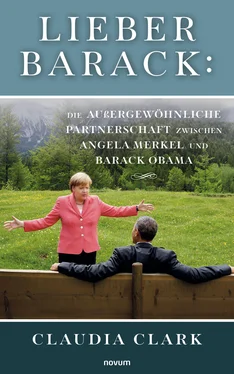 Claudia Clark Lieber Barack: Die außergewöhnliche Partnerschaft zwischen Angela Merkel und Barack Obama обложка книги