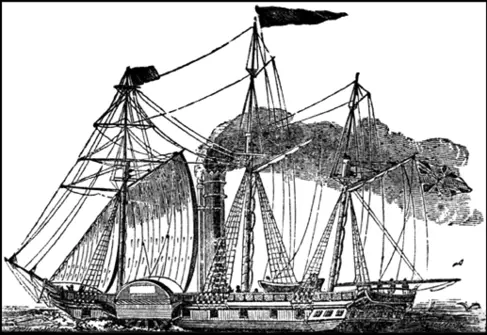 Paddle Steamer believed to be the Pegasus from A Narrative of the Life of - фото 1